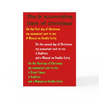 The 12 Accounting Days of Christmas card