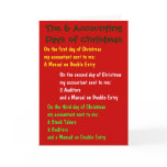 The 6 Accounting Days of Christmas Greeting Cards