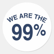 The 99% Are We Stickers