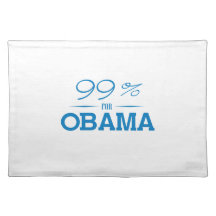 THE 99 PERCENT FOR OBAMA -.png Placemats