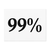 The 99% post card