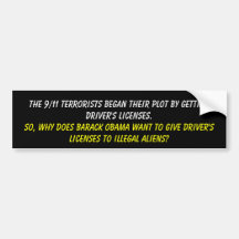 The 9/11 terrorists began their plot by getting... bumper sticker