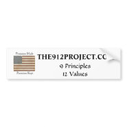 The 9-12 Project bumpersticker