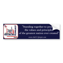 The 9-12 Project Bumper Sticker bumper stickers