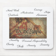 The 9-12 Project Mosaic and The 12 Values mousepad