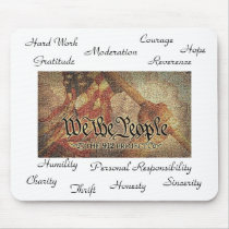 The 9-12 Project Mosaic and The 12 Values mousepads by the912project The 9-12 Project Mosaic and The 12 Values mousepads
