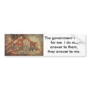 The 9-12 Project Mosaic and the 9 Principles bumpersticker