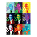 The 9 Faces of Bush print