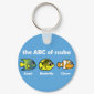 The ABC of Scuba Round Keychain
