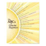 The ABC's of Genuine Happiness Posters