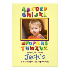 The ABC's Photo Invitation