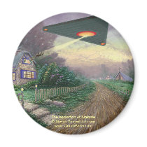The Abduction of Kinkade, The Abduction of Kink... magnets by orionworks The Abduction of Kinkade, The Abduction of Kink... magnets