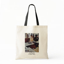 The Absinthe By Edgar Degas Canvas Bags