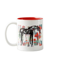 The Abstract Horse mugs
