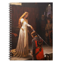 The Accolade Edmund Blair Leighton Spiral Notebook