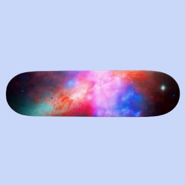 The Active Cigar Galaxy - Messier 82 Custom Skateboard