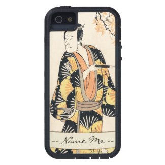 The Actor Ichikawa Komazo Holding a Smoking Pipe iPhone 5 Cases