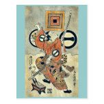 The actor Ichikawa Monnosuke by Torii, Kiyonobu II Post Cards