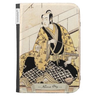 The Actor Matsumoto Koshiro IV Seated Outer Room Kindle Folio Cases