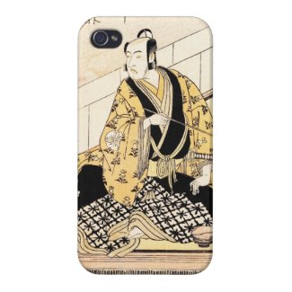 The Actor Matsumoto Koshiro IV Seated Outer Room Covers For iPhone 4