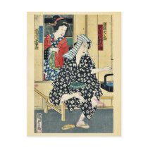 The actors by Utagawa,Kunisada Post Card