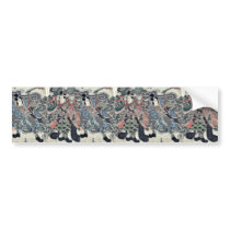 The actors by Utagawa,Toyokuni Bumper Stickers