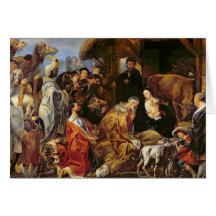 The Adoration of the Magi Greeting Card