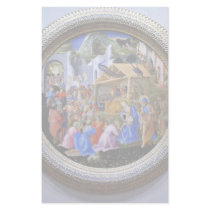 The Adoration Of The Magi TondoBy Lippi Fra Filipo Stationery Design