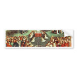 The Adoration Of The Mystical Lamb By Eyck Hubert Bumper Sticker