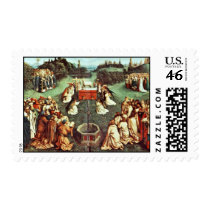 The Adoration Of The Mystical Lamb By Eyck Hubert Postage Stamps