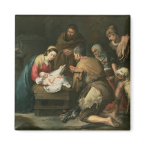 The Adoration of the Shepherds, c.1650 Magnets