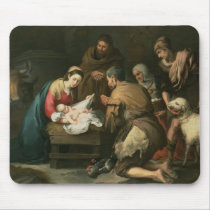 The Adoration of the Shepherds, c.1650 Mousepad
