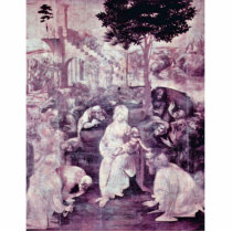 The Adoration Of The Three Kings By Leonardo Da Vi Photo Cutouts