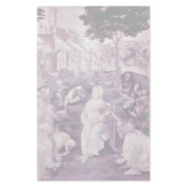 The Adoration Of The Three Kings By Leonardo Da Vi Personalized Stationery