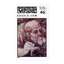 The Adoration Of The Three Kings Detail By Leonard Postage Stamp