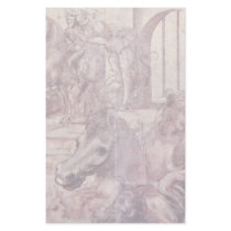 The Adoration Of The Three Kings Detail By Leonard Stationery Paper