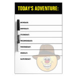The Adventurer: Treasure Hunter Smiley Dry-Erase Whiteboards