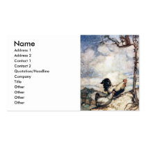 The Adventures of Chanticleer and Partlet Business Card Templates