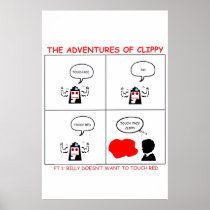 The Adventures of Clippy Part 1 Print