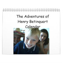 The Adventures of Henry Betinquart Calender Wall Calendar