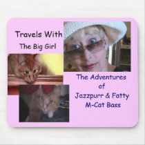 The Adventures of Jazzpurr & Fatty mousepads