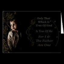 'The Affirmation' blank Card