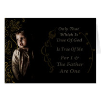 'The Affirmation' blank Card