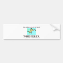 The African Clawed Frog Whisperer Bumper Sticker