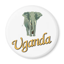 The African Elephant Magnet
