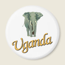 The African Elephant Magnet magnets