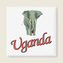 The African Elephant Magnets magnets