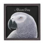 The African Gray Parrot Customizable Premium Gift Premium Jewelry Box