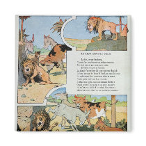 The Ageing Lion, from the Fables Refrigerator Magnet