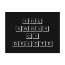 The Agony of Delete Post Cards